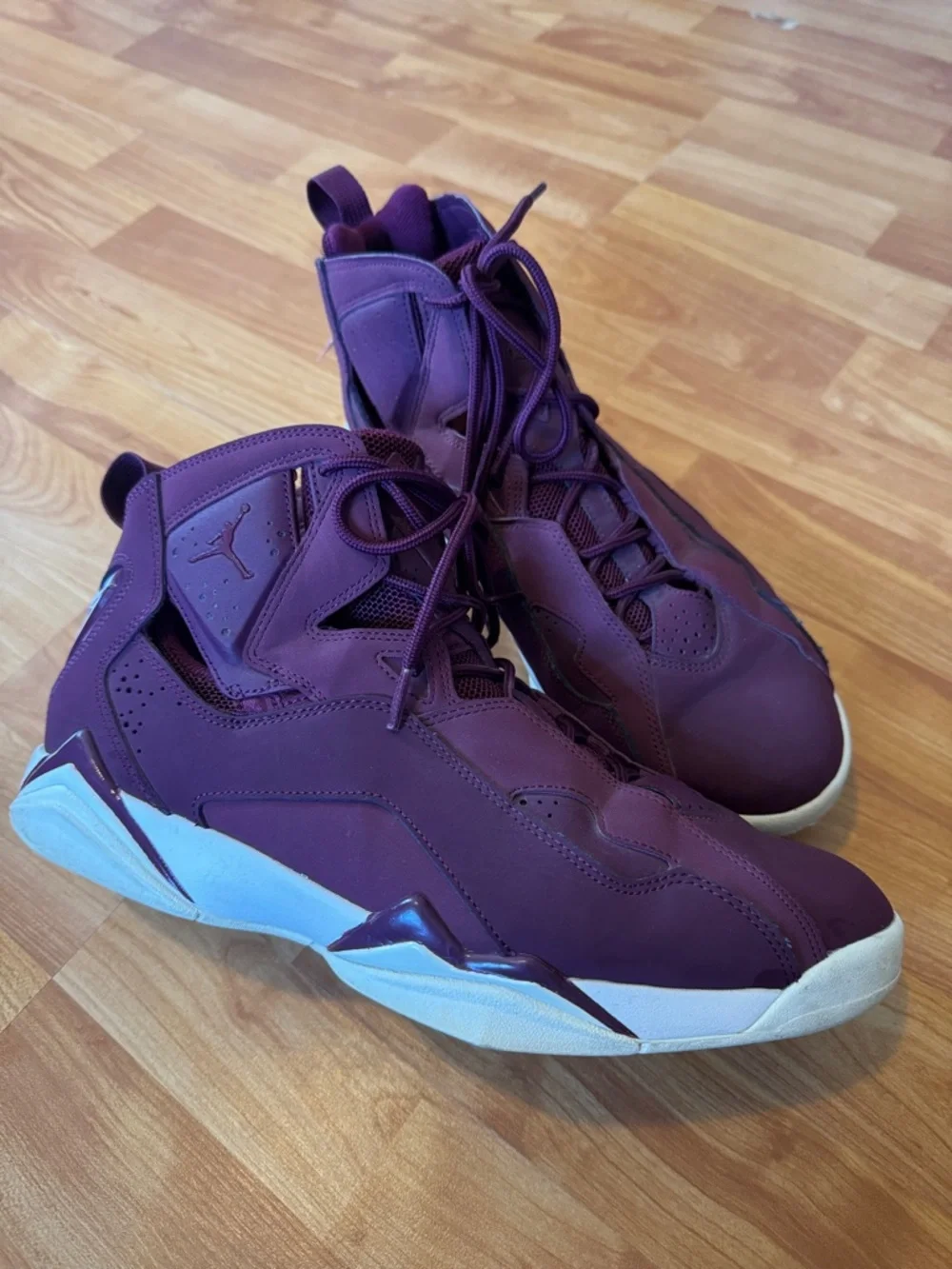 Air Jordan Nike True Flight Bordeaux burgundy Basketball Shoes Mens 11